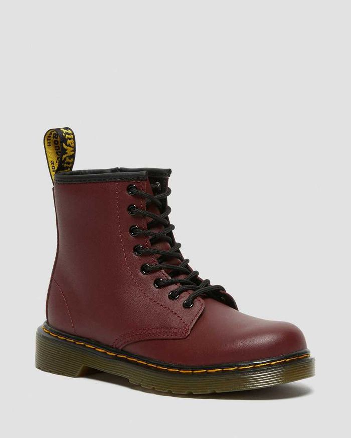 Dr Martens Støvler Barn Burgunder Junior 1460 Læder Lace Up 2159YLOTS